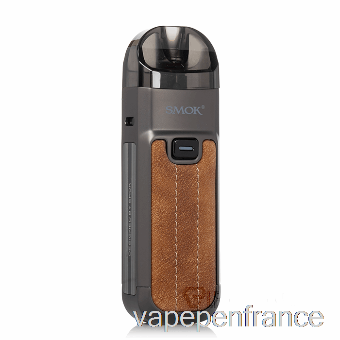 Smok Nord 5 80w Pod Système Cuir Marron Vape Stylo